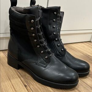 Adrienne Vittadini Davide Combat Boots